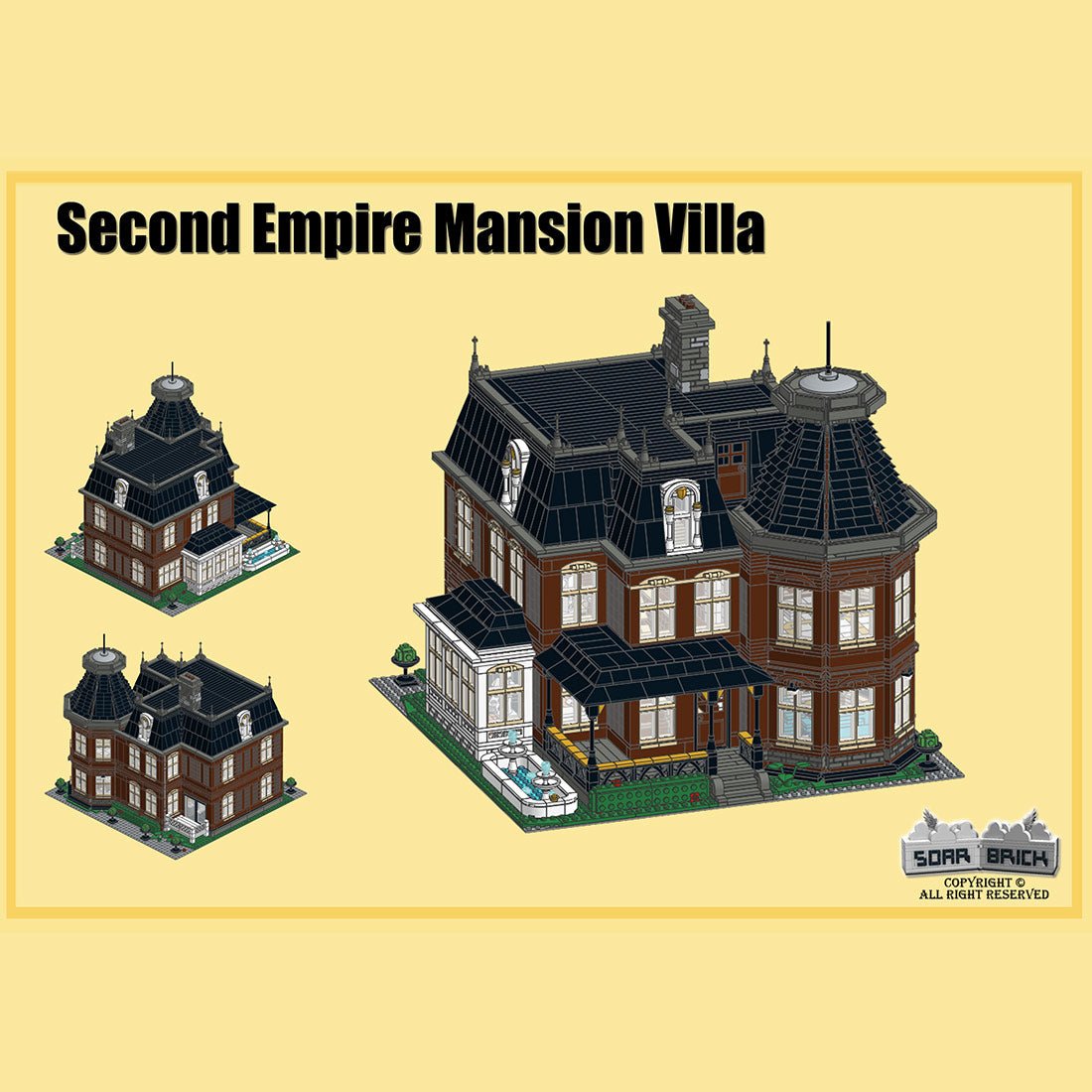 Victorian Manor House Klemmbausteine-LesDiy-Klemmbausteine