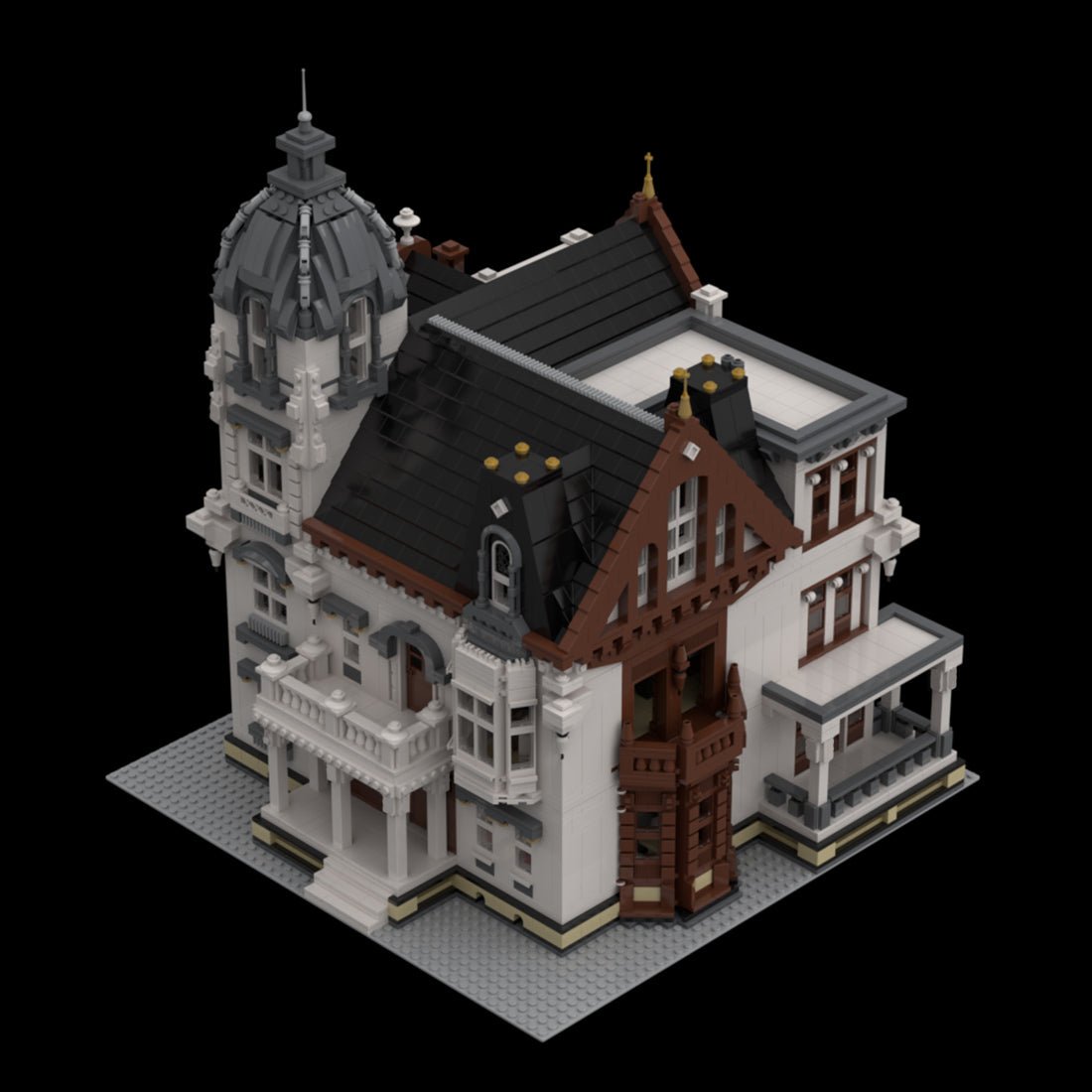 Victorian Suburban Residence Klemmbausteine - LesDiy - Klemmbausteine