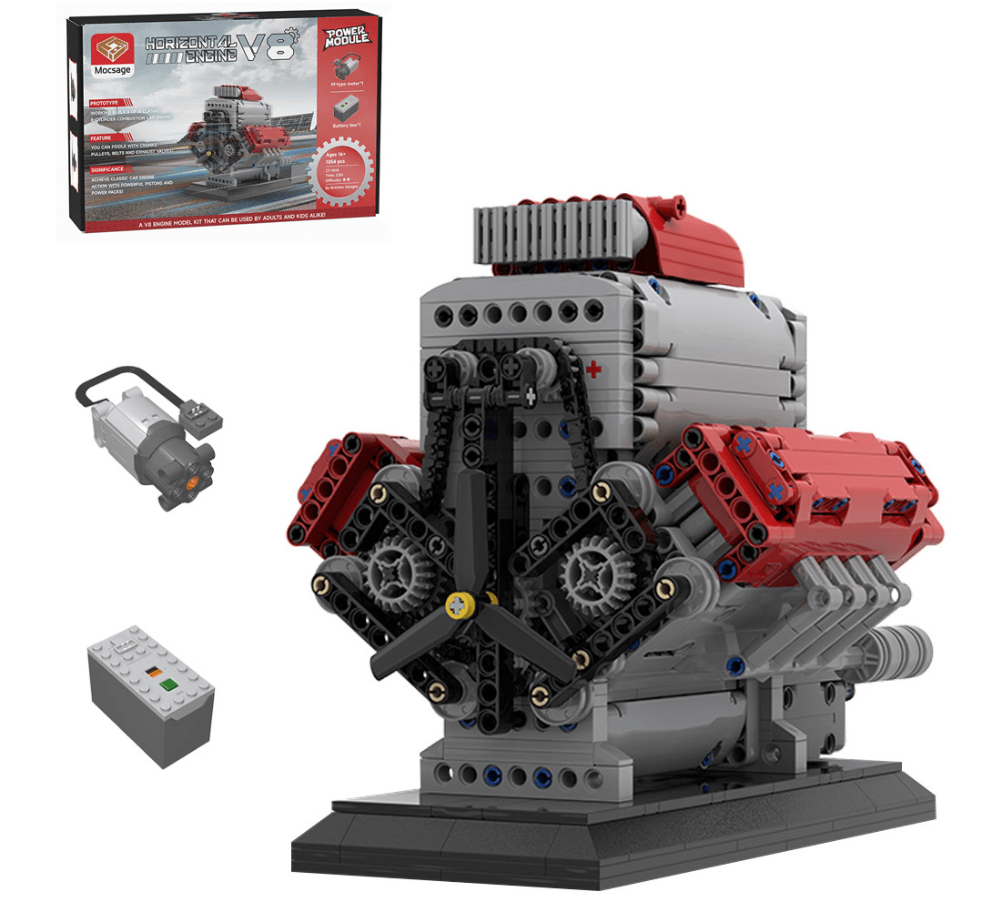 Crossplane V8 Engine: The Ultimate MOC for Gearheads - LesDiy