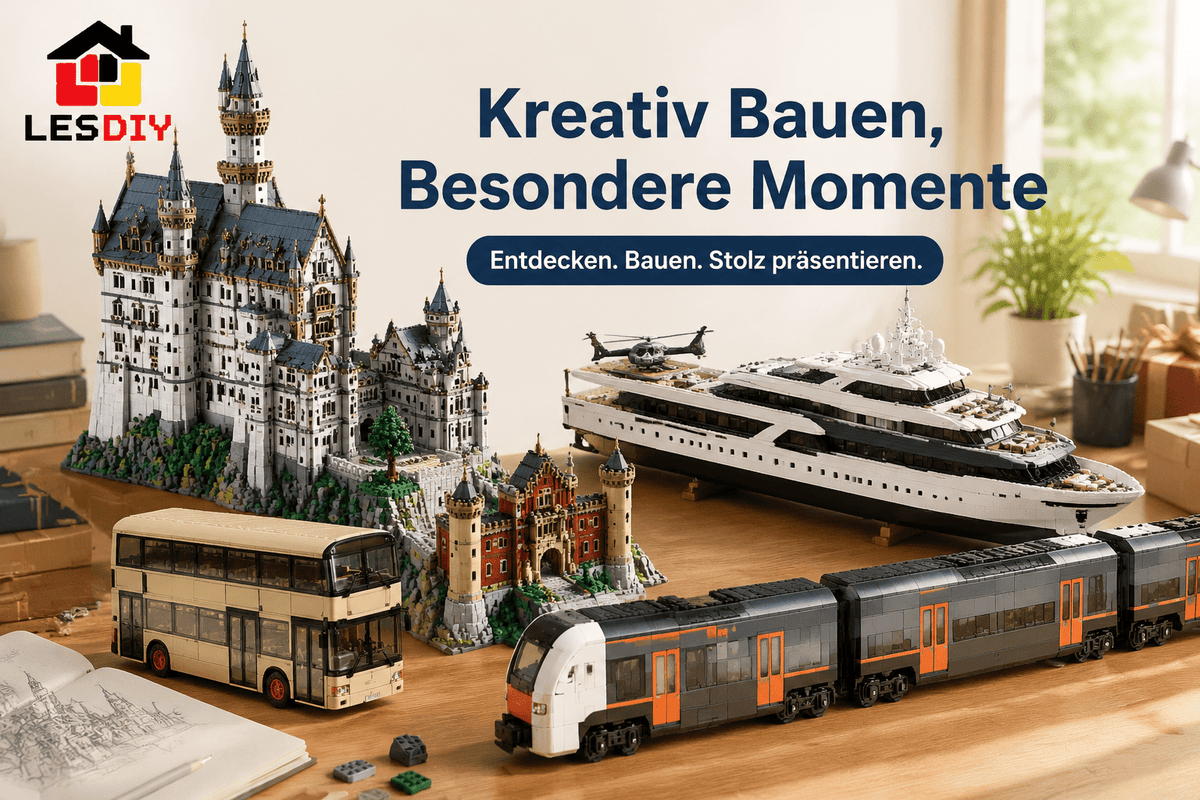 Geschenke zur Einschulung | Kreative Klemmbausteine & MOC Modelle - LesDiy