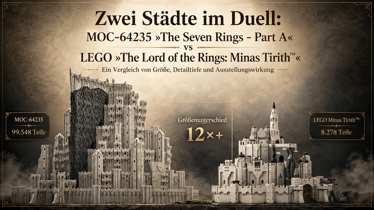 The Seven Rings Part A vs. LEGO Minas Tirith - LesDiy
