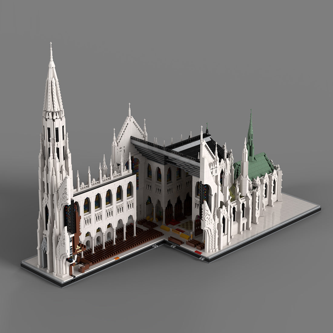 MOC-276548 St. Patrick’s Cathedral in New York – vollständig Klemmbausteine