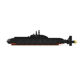 1/150 Scale Mini Submarine Set 2 Klemmbausteine - LesDiy - Klemmbausteine