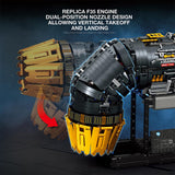 1/17 Scale Simulated Turbofan Engine Klemmbausteine - LesDiy - Klemmbausteine