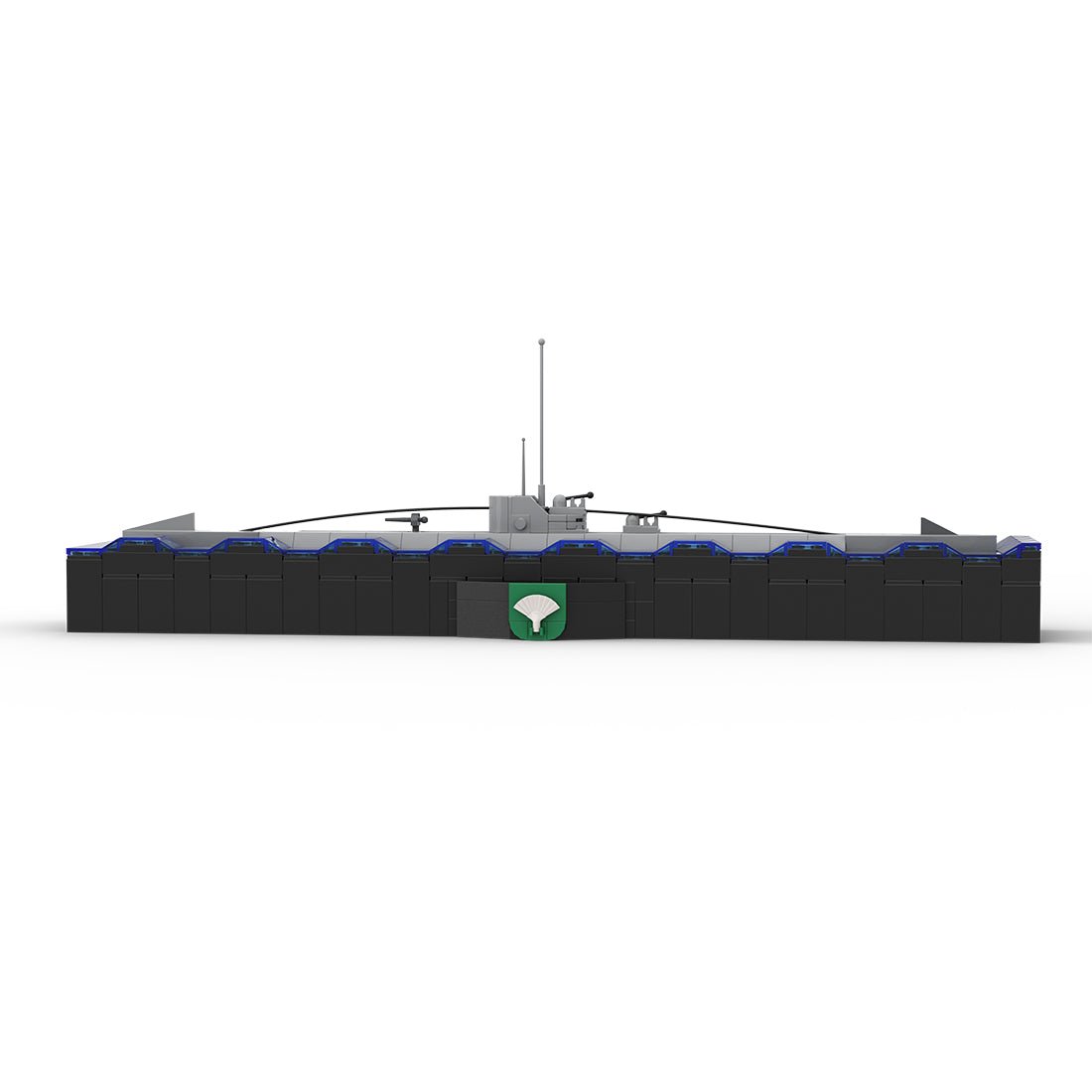 1/200 Scale German U - 505 WWII U - boat Klemmbausteine - LesDiy - Klemmbausteine