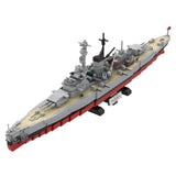 1/300 Scale German 3 in 1 Military Armored Warship Klemmbausteine - LesDiy - Klemmbausteine