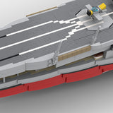 1/300 Scale German X - Class Manfred von Richthofen H - 39 Aircraft Carrier Klemmbausteine - LesDiy - Klemmbausteine