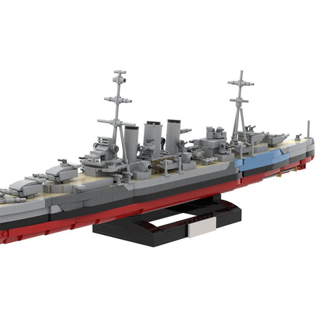 1/300 Scale HMS Norfolk Heavy Cruiser Klemmbausteine-LesDiy-Klemmbausteine