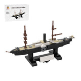 1/300 Scale SMS Preussischer Paddle Steamer Klemmbausteine-LesDiy-Klemmbausteine