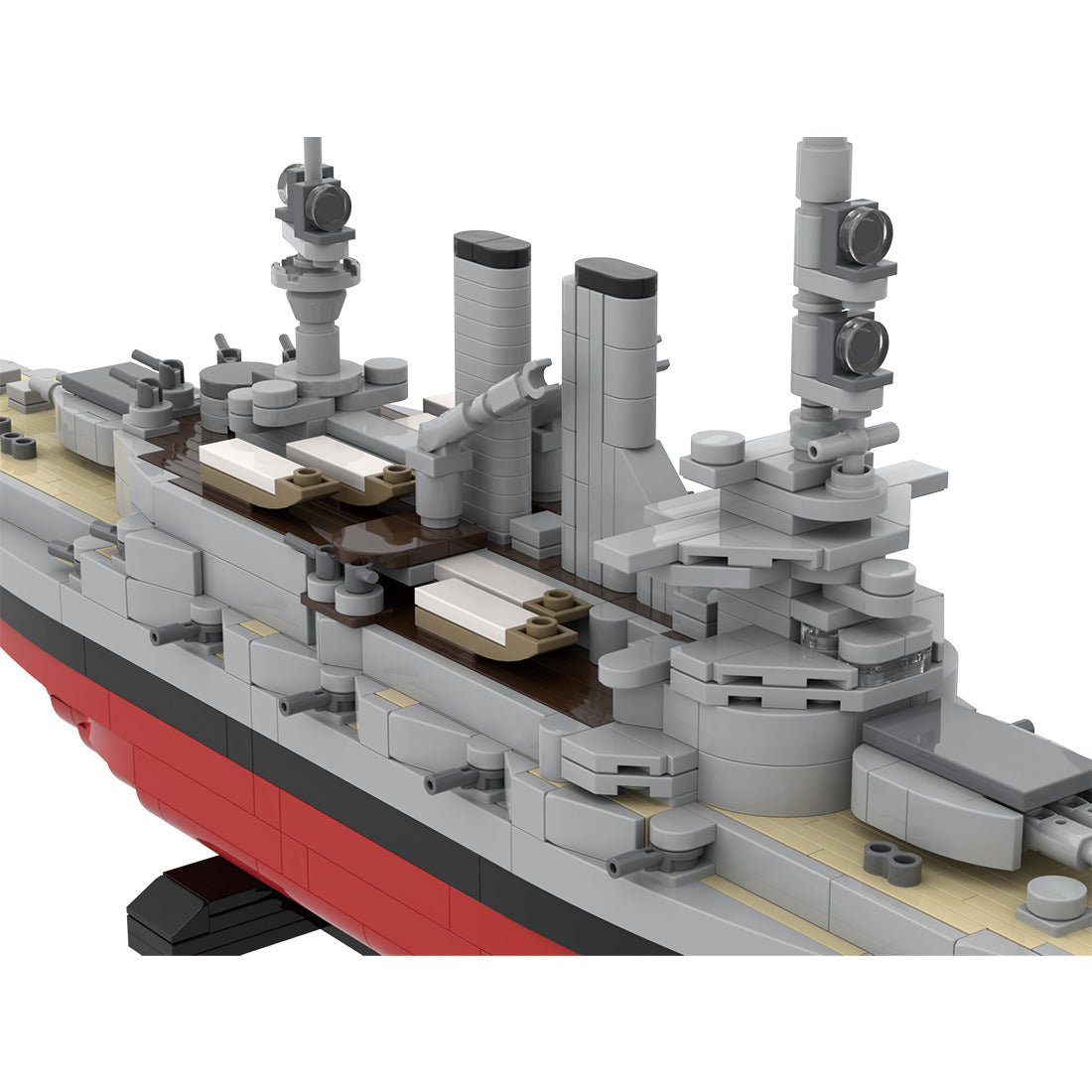 1/300 Scale SMS Schleswig-Holstein Battleship Klemmbausteine-LesDiy-Klemmbausteine