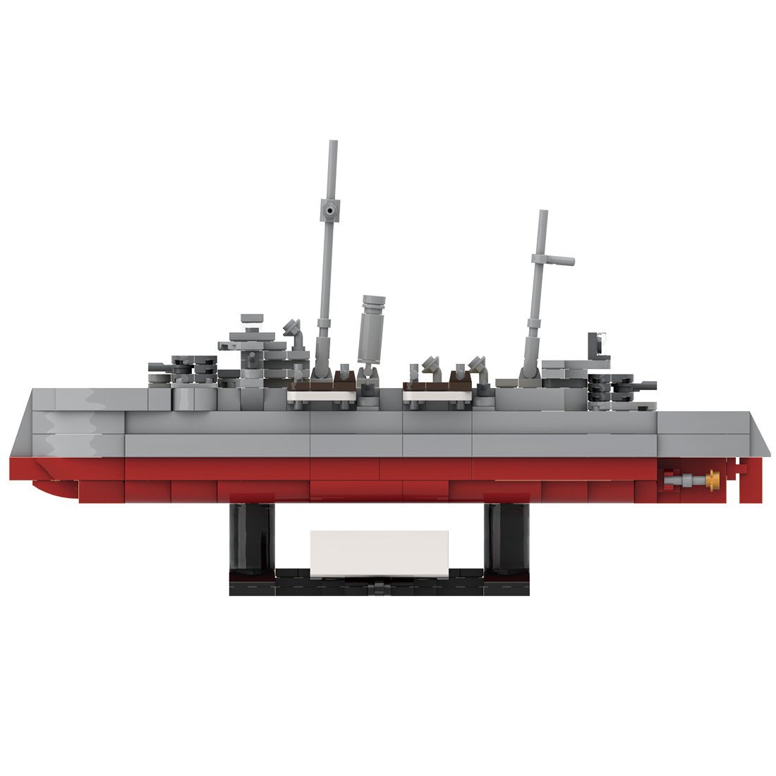 1/300 Scale SMS Siegfried Coastal Defense Battleship Klemmbausteine-LesDiy-Klemmbausteine