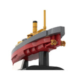 1/300 Scale SMS Wespe Armored Warship Klemmbausteine-LesDiy-Klemmbausteine