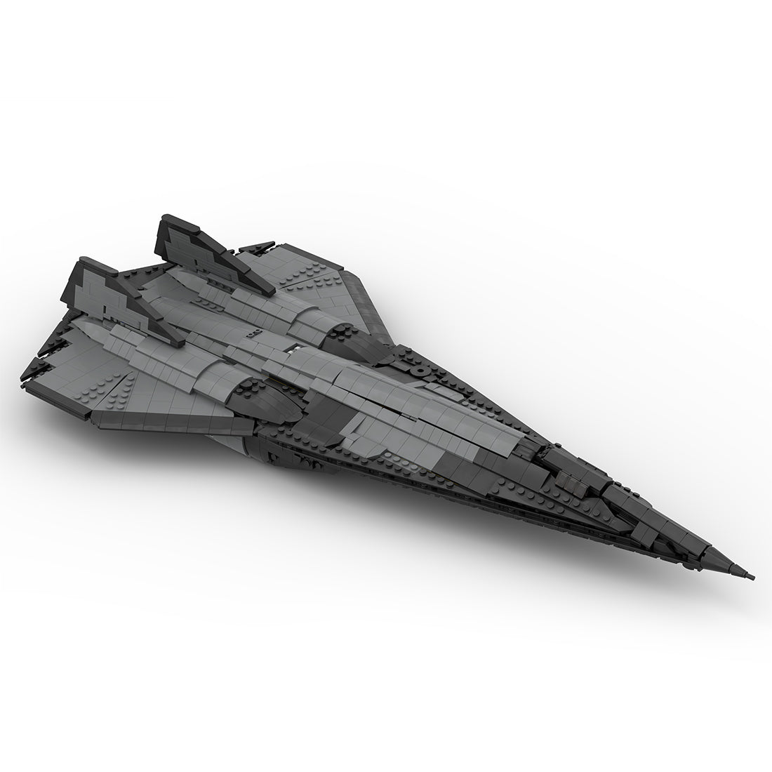 1/35 MOC SR - 72 10 Mach 10 Hyperschall - Tarnkappenbomber Klemmbausteine - LesDiy - Klemmbausteine