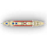 1/400 MOC - 71804 Andrea Doria Bausteine Schiff Klemmbausteine - LesDiy - Klemmbausteine