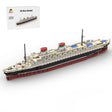 1/400 MOC - 73429 SS Rex Bausteine Schiff Klemmbausteine - LesDiy - Klemmbausteine