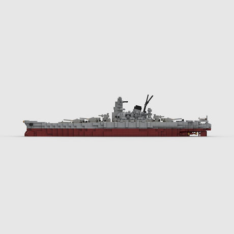 1:485 Scale Japanese Navy Yamato Battleship Klemmbausteine - LesDiy - Klemmbausteine