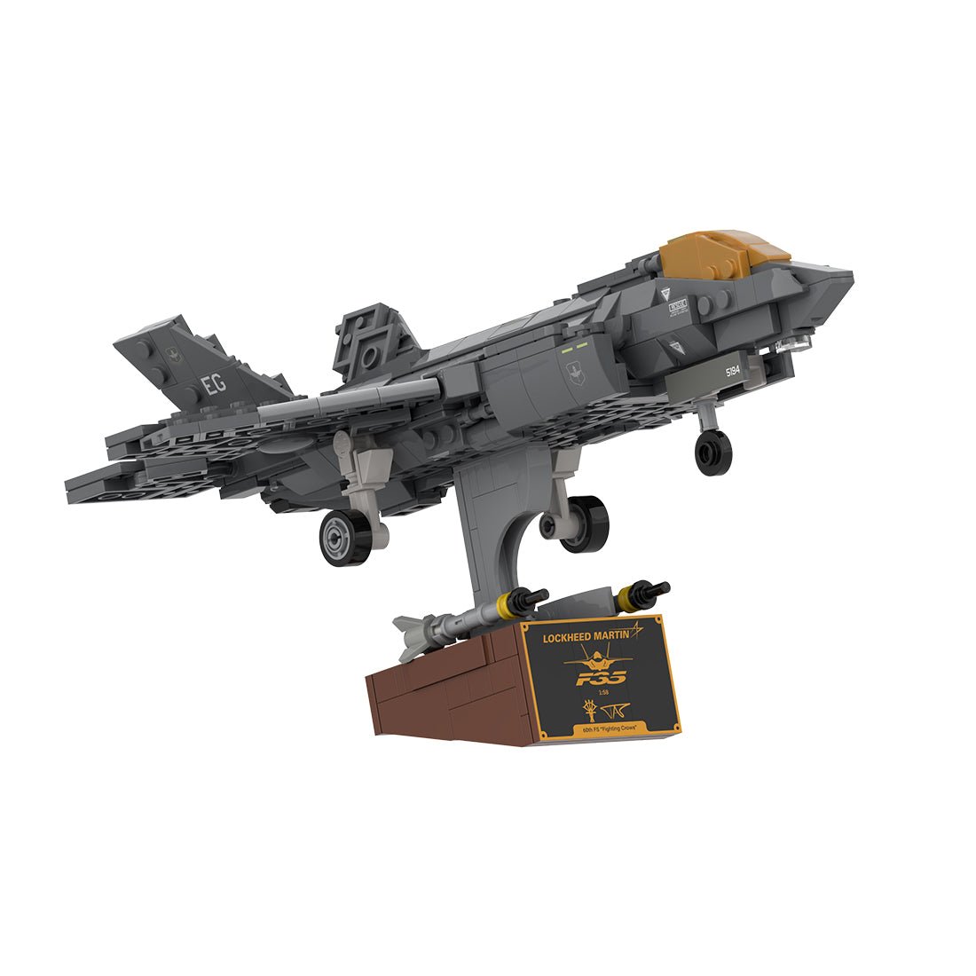 1/58 Scale American Multirole Military Combat Fighter Klemmbausteine - LesDiy - Klemmbausteine