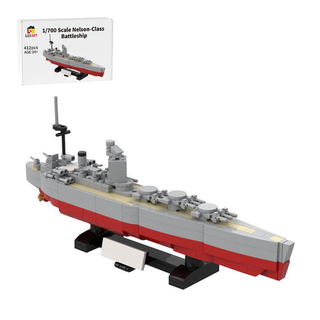 1/700 Scale Nelson - Class Battleship Klemmbausteine - LesDiy - Klemmbausteine