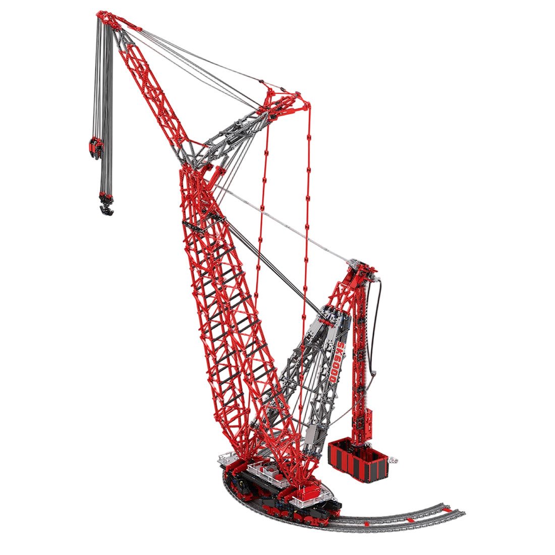 1/80 Scale Heavy Construction SK6000 Crane Klemmbausteine - LesDiy - Klemmbausteine