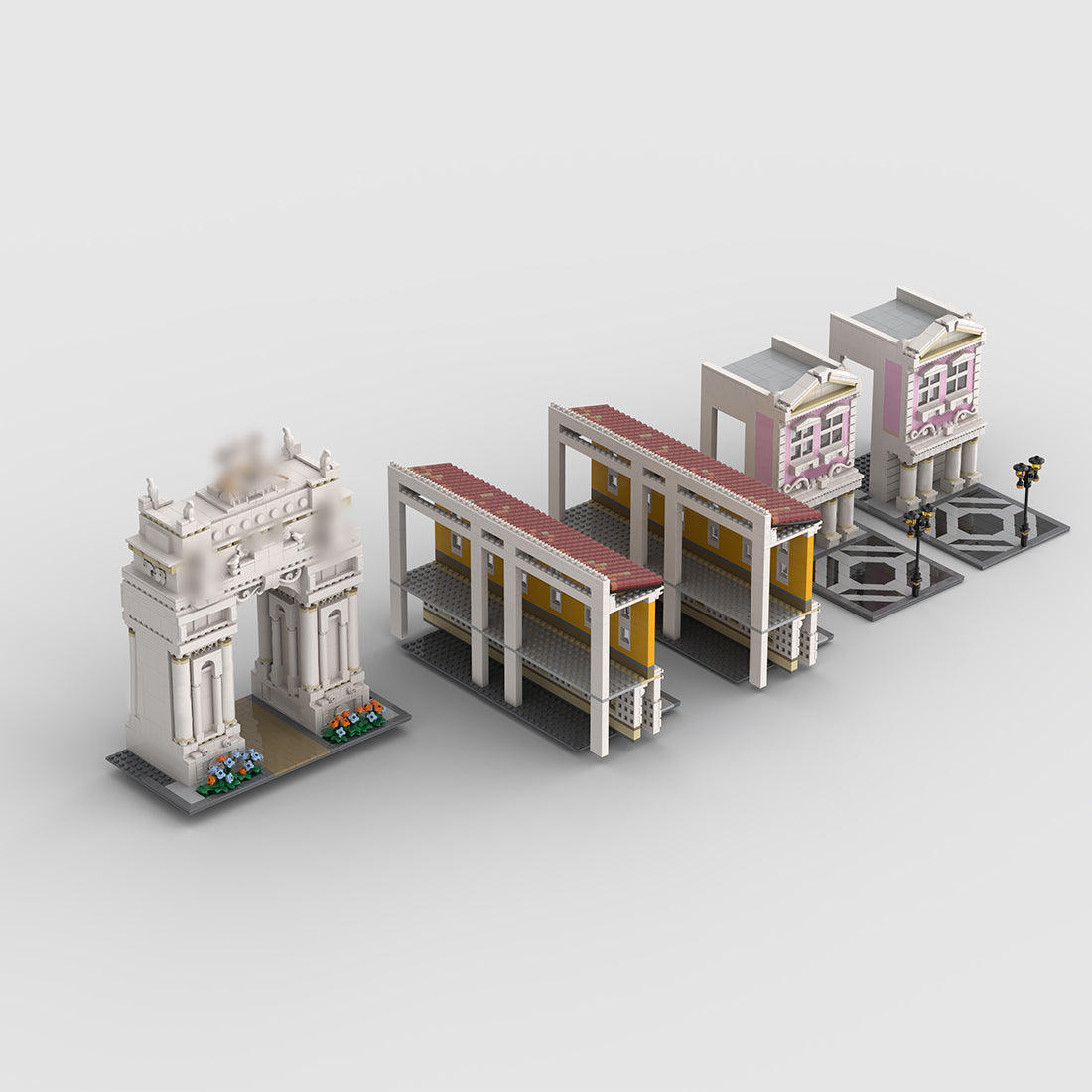 MOC-255860 Siegestor Klemmbausteine