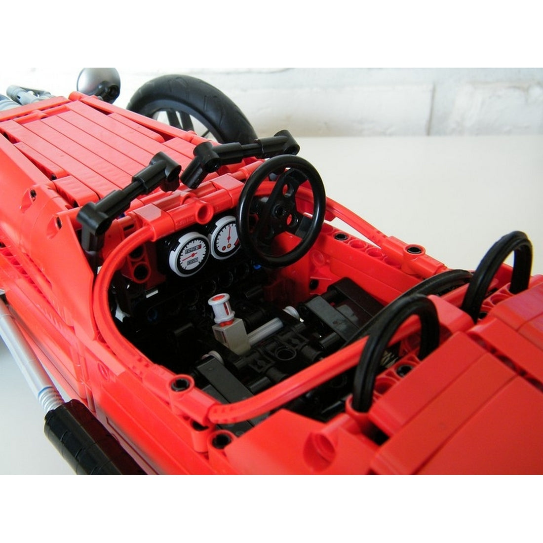 MOC-0035 Morgan Three Wheeler Klemmbausteine