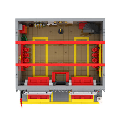 MOC - 165068 Modulare New Yorker Feuerwehr Klemmbausteine - LesDiy - Klemmbausteine