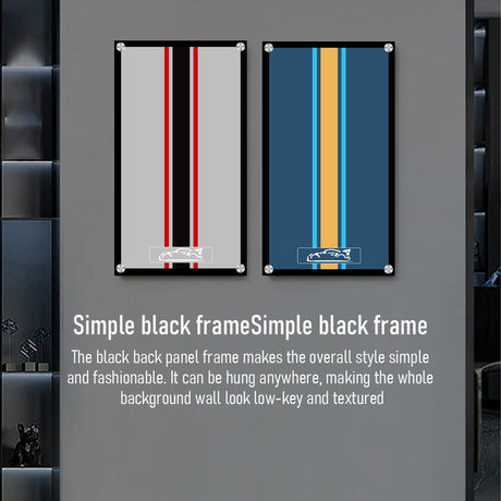 Acryl - Fotorahmen - Wandhalterung für 42096 klemmbausteine - LesDiy - 