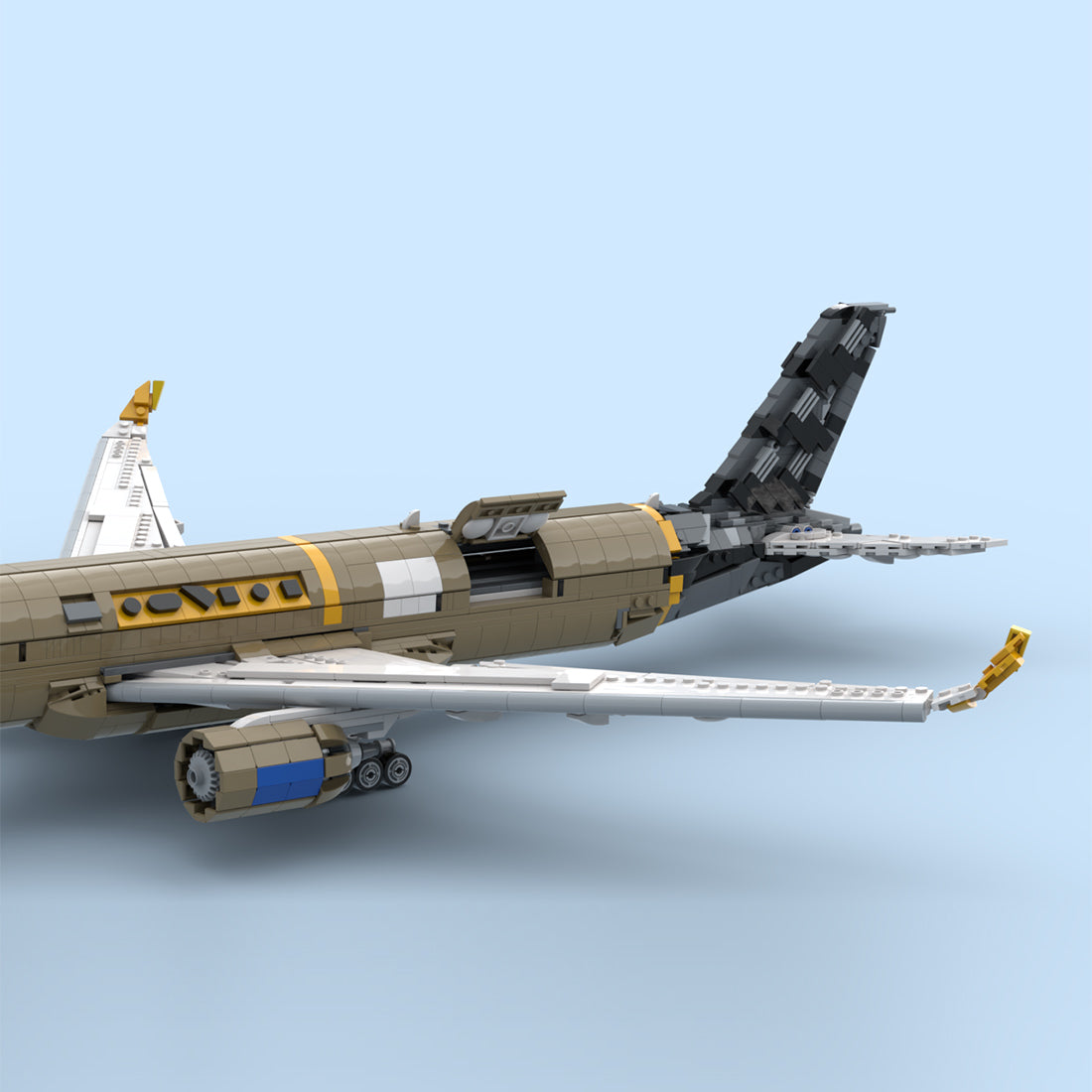 MOC-274422 Airbus A350 F Launch livery Klemmbausteine