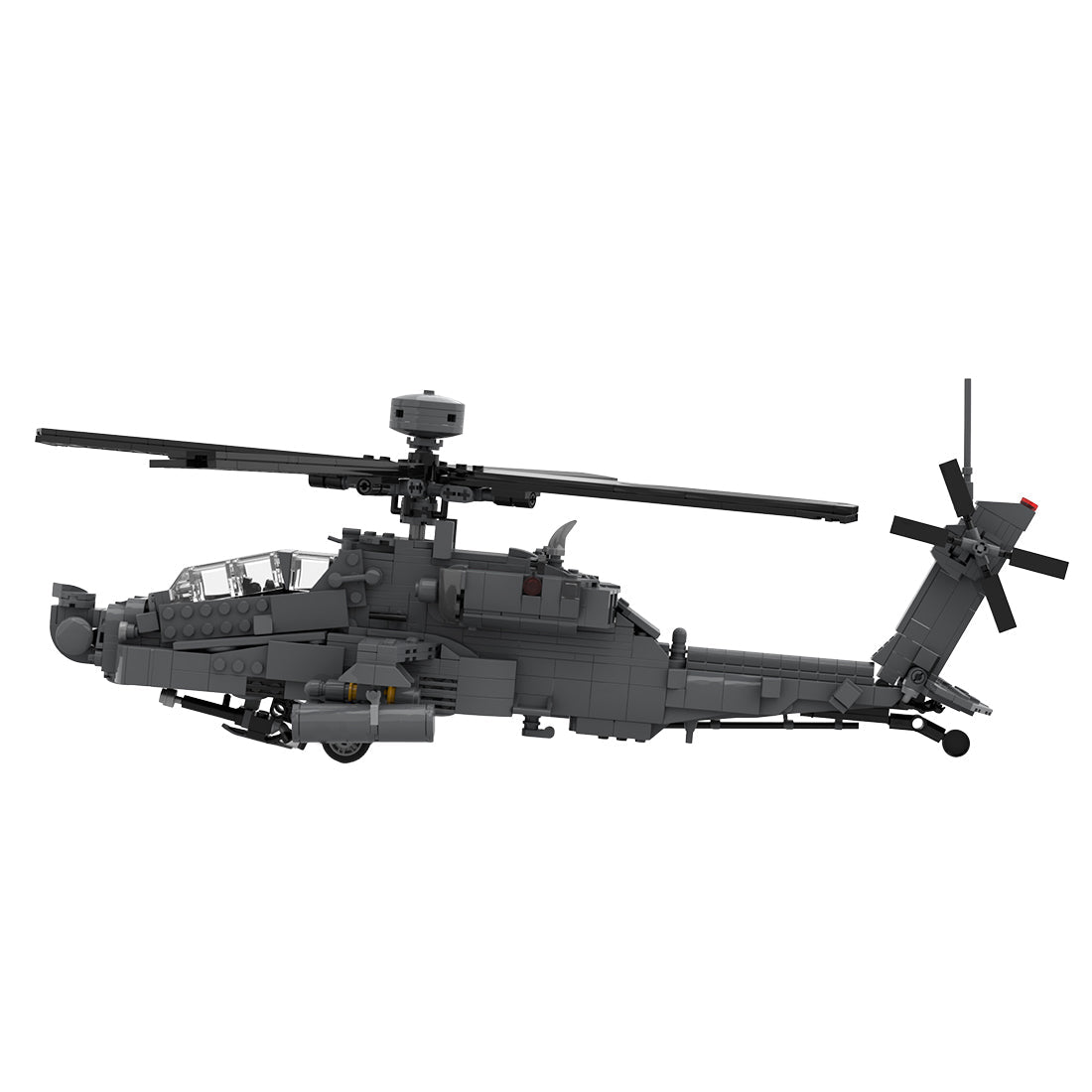 AH64E Apache Airplane Klemmbausteine - LesDiy - Klemmbausteine
