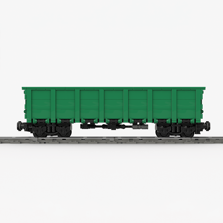 American Four - Axle Open Wagon Klemmbausteine - LesDiy - Klemmbausteine
