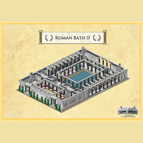 Ancient Roman Bath Klemmbausteine-LesDiy-Klemmbausteine
