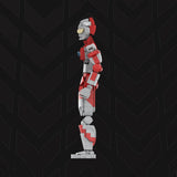 Articulated Red & Gray Action Figure Klemmbausteine - LesDiy - Klemmbausteine