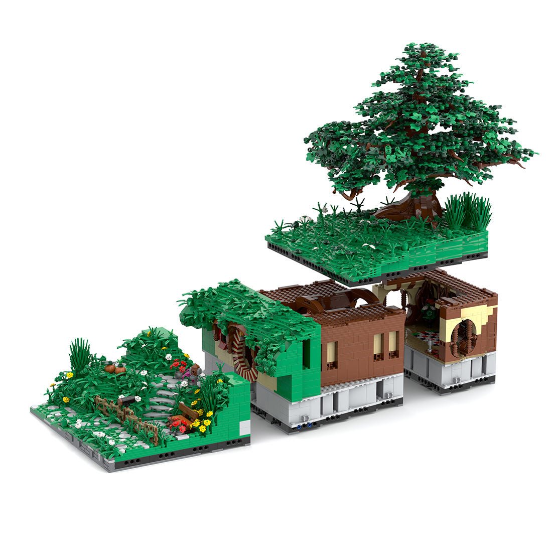 Bag End Section 1 _Entrance Hall Klemmbausteine - LesDiy - Klemmbausteine