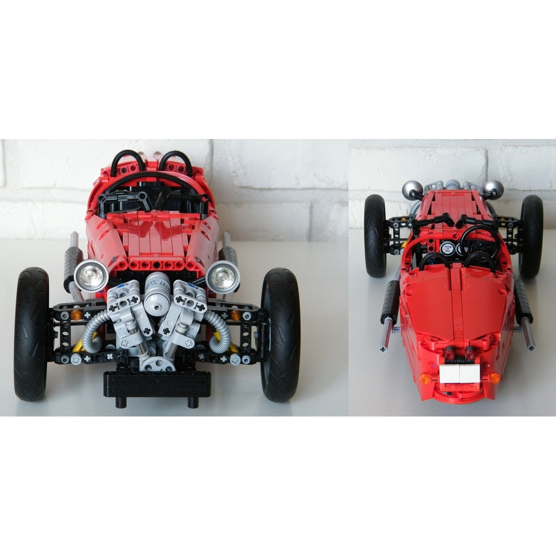 MOC-0035 Morgan Three Wheeler Klemmbausteine
