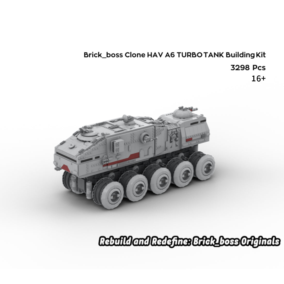 Clone HAV A6 TURBO TANK II Klemmbausteine - LesDiy - Klemmbausteine