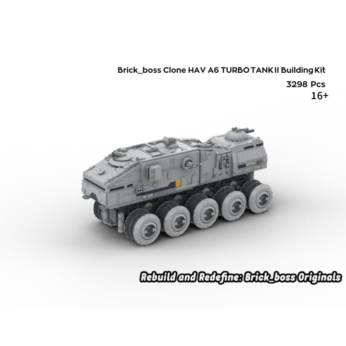 Clone HAV A6 TURBO TANK II Klemmbausteine - LesDiy - Klemmbausteine