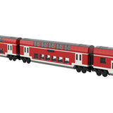 DB Doppeldecker-Steuerwagen Klemmbausteine-LesDiy-Klemmbausteine
