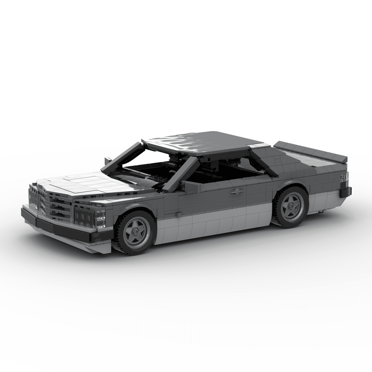Deutsches Grand-Touring-Coupé der 1980er Jahre Klemmbausteine(GoBricks)-LesDiy-Klemmbausteine