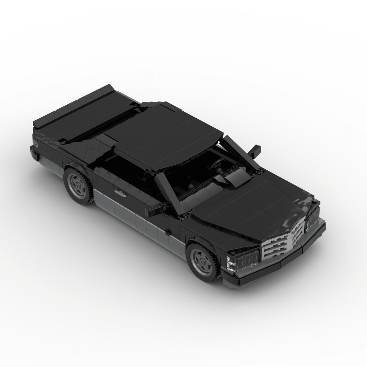 Deutsches Grand-Touring-Coupé der 1980er Jahre Klemmbausteine(GoBricks)-LesDiy-Klemmbausteine