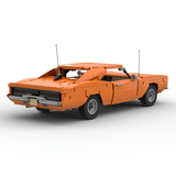 Dodge Charger General Lee Klemmbausteine - LesDiy - Klemmbausteine
