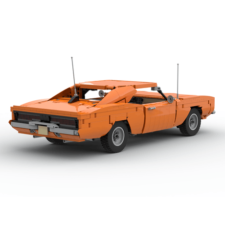 Dodge Charger General Lee Klemmbausteine - LesDiy - Klemmbausteine