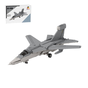 EF - 111A Warfare Aircraft Klemmbausteine - LesDiy - Klemmbausteine