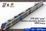 ETR104 train Klemmbausteine - LesDiy - Klemmbausteine