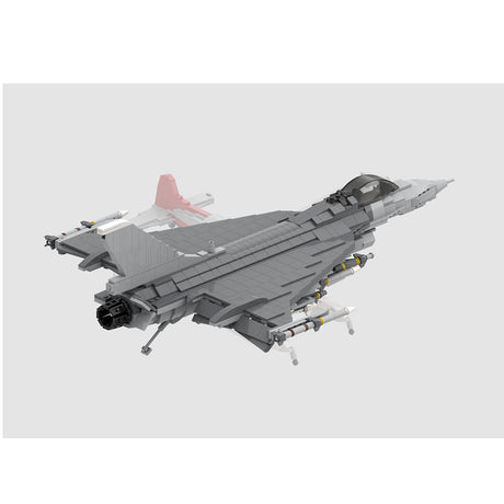 F - 16XL Aircraft MOC Klemmbausteine - LesDiy - Klemmbausteine