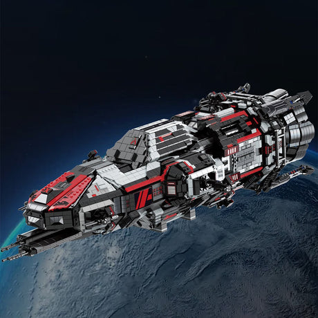 ROCINANTE Futuristisches Schlachtschiff - Raumschiff Klemmbausteine - LesDiy - Klemmbausteine