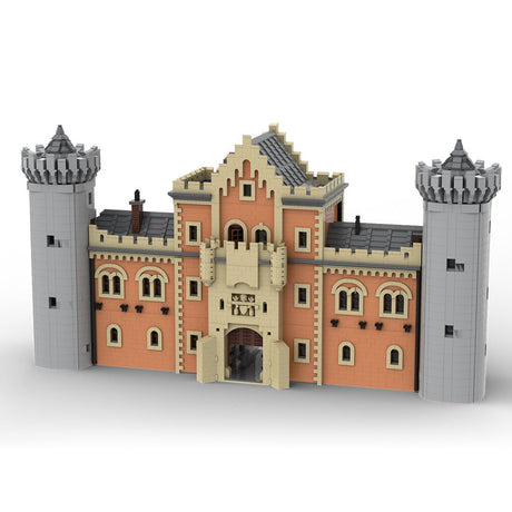 Gatehouse Left Module 1 of Neuschwanstein Castle Klemmbausteine - LesDiy - Klemmbausteine