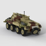 German Sd.Kfz. 234/3 Tank Klemmbausteine - LesDiy - Klemmbausteine