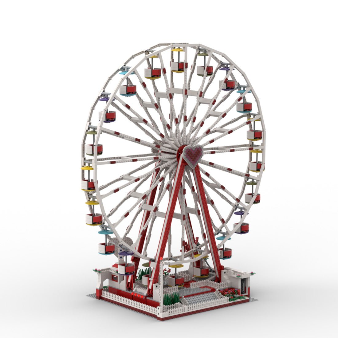 Ich liebe Riesenrad Klemmbausteine - LesDiy - Klemmbausteine