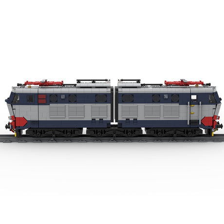 Italian E - 656 Electric Locomotive Klemmbausteine - LesDiy - Klemmbausteine