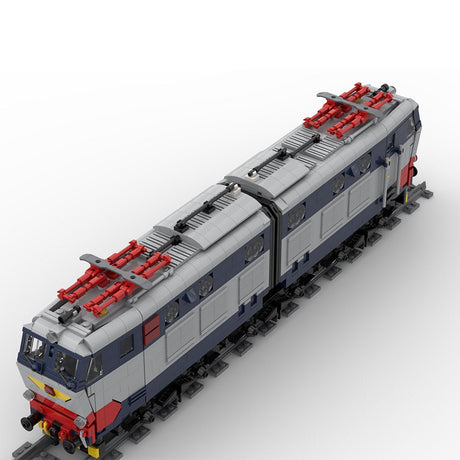 Italian E - 656 Electric Locomotive Klemmbausteine - LesDiy - Klemmbausteine